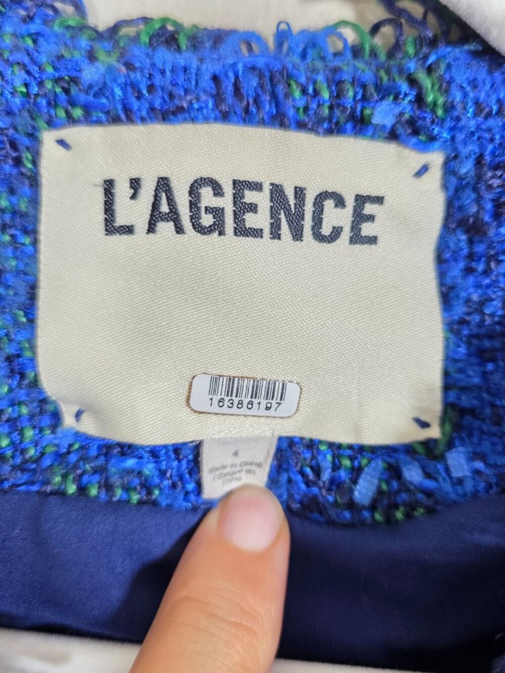 L'agence Angelina Blazer Size 4 MSRP $695 - Picture 8 of 11